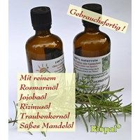Rosmarinöl 100 ml mit reinen Basisölen als Haarpflege oder Haarmaske von Biopal®