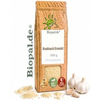 Knoblauch 500g feines Granulat 0.2-0.8 mm Spitzenqualität von Biopal